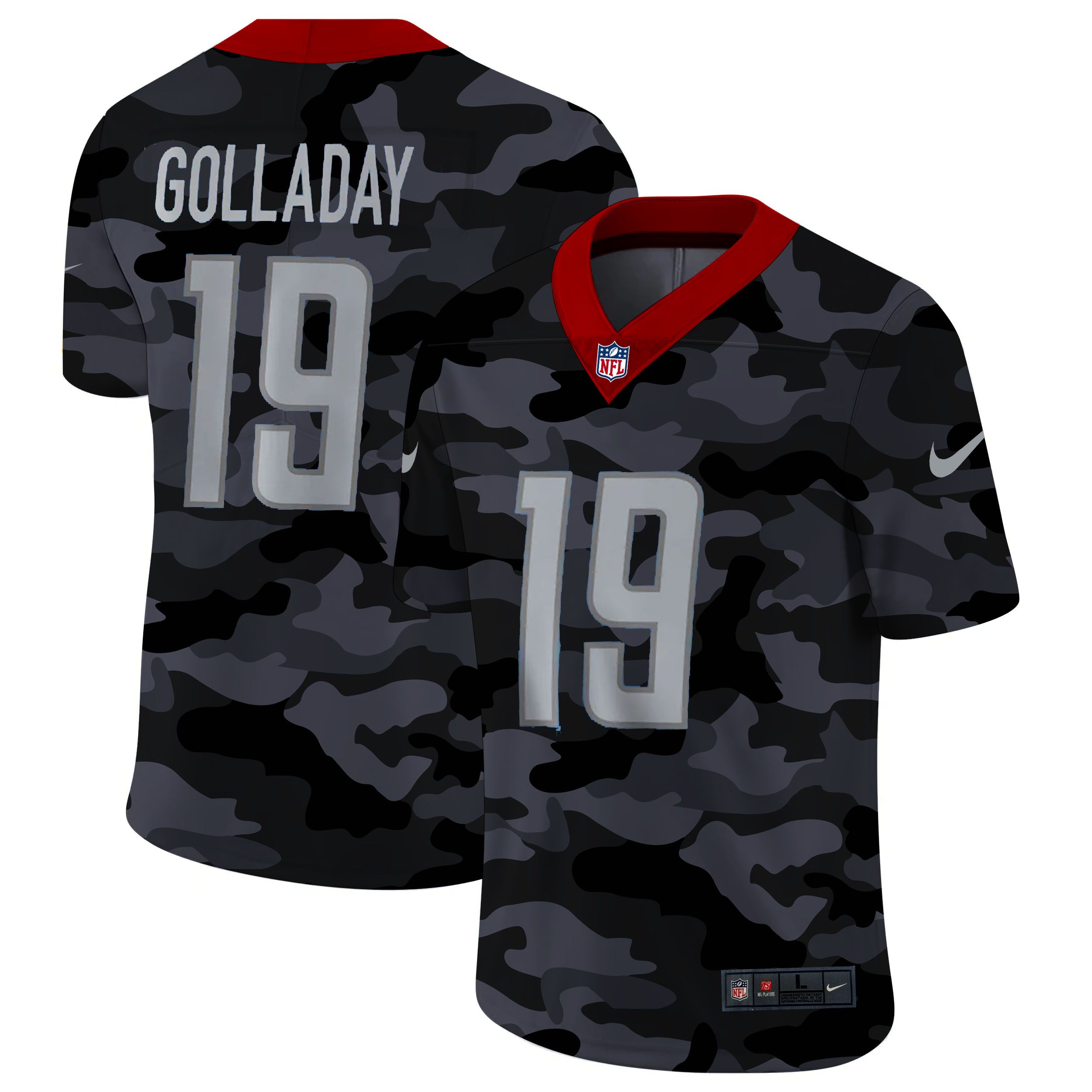 Men Detroit Lions #19 Golladay 2020 Nike 2ndCamo Salute to Service Limited NFL Jerseys->dallas cowboys->NFL Jersey